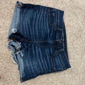 American Eagle Outfitters Dark Blue Jean Shorts